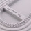 2Pcs Bead Design Board Bracelet Flocked Tray 8