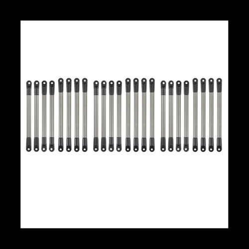 8Pcs Pull Rod Wheelbase for 1/10 SCX10 90027 D90 MST 1