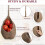 Twine Onion Basket Hanging for Pantry, Boho Wall Baskets 2Pcs 7