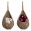 Twine Onion Basket Hanging for Pantry, Boho Wall Baskets 2Pcs 3