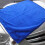 100Pcs Microfiber Towel Home Kitchen Wash Cloth Blue 5