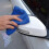 100Pcs Microfiber Towel Home Kitchen Wash Cloth Blue 10