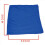 100Pcs Microfiber Towel Home Kitchen Wash Cloth Blue 6