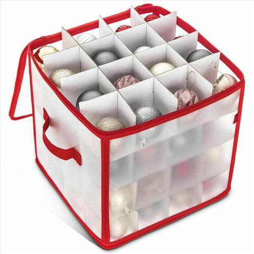 Baubles Storage Box Christmas Balls Xmas Tree Decorations 2
