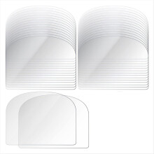 80PCS Plastic Transparent Soft Scraper Cake Cream Scraping Plate