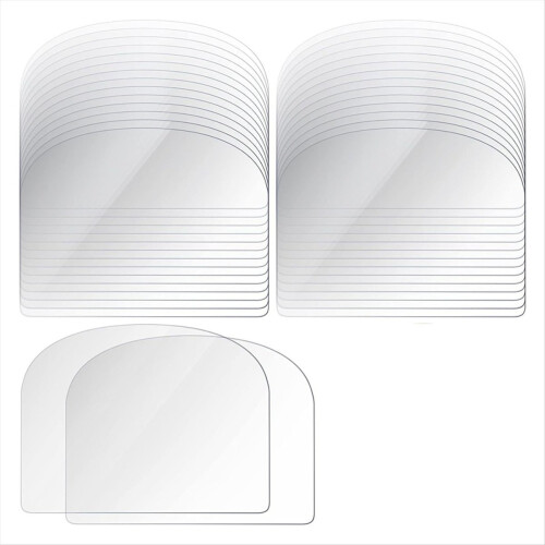 80PCS Plastic Transparent Soft Scraper Cake Cream Scraping Plate