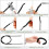 12 Pcs Paracord- Knotter Tools Set Stainless Steel Marlinspike 7