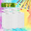 50 PCS Watercolor Palette, 6 Well Rectangular Paint Palettes, for Kid 7