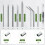 12 Pcs Paracord- Knotter Tools Set Stainless Steel Marlinspike 8