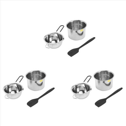 Double Boiler Pot Set with Silicone Spatula for Melting Chocolate 1