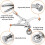 9 inch Drill Vice Clamp Woodworking Holding with Lock 7