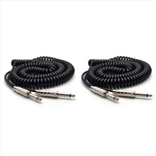 Guitar Spring Cable 6.35/6.5 Audio Shield Wire 5M