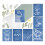 100 Piece Teal Paper Sun Printable Kit 2