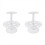 Double Layers 24 Holes Ice Cream Cones Stand Baking Cupcake Display 1