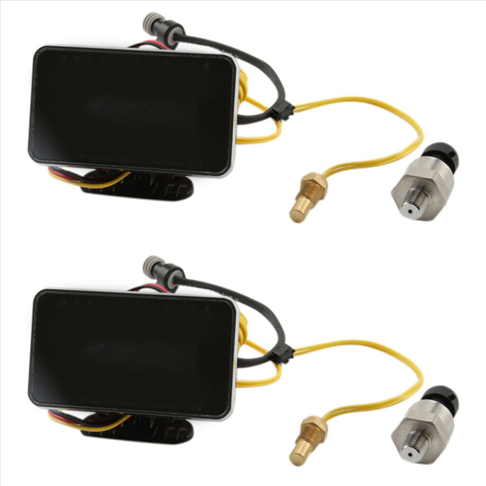 3 In1 Lcd Car Digital Gauge Voltmeter/Oil Pressure/Water Temp 12-24V 4853743564430