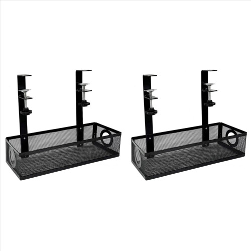 Under Desk Cable Management Box Wire Clamp 1