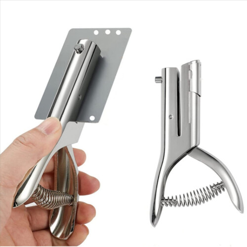 Single Hole Puncher 3mm Round Handheld Long 2