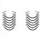 6-Pack 12Inch Guitar Patch Cables, Acoustic Instrument Cables 2