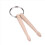 Mini Drum Stick Key Chain Wooden Ring Percussion 3