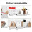 Pegboards, Pegboard Wall Organizer Panels, Peg Boards for Wall(4Pcs) 5