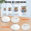200 Sets 3 Inch 75mm Pin Back Button Parts for Maker Machine, 5