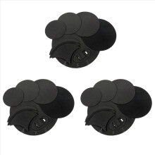 10Pcs Drum Mute Pads Kit Snare Sound Off Muffler Set