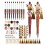 12 Pieces Style Beadable Pens Bulk Bead 1