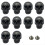 Skull Stud DIY Rivet Conchos for Crafts Making Ancient Silver 2