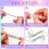 30 Pcs Beadable Keychains Set,with 50 Decorative Beads 6