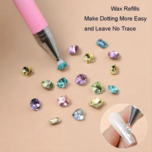 New Upgrade Automatic Refillable Wax Pen, Diamond Art Pen with 2