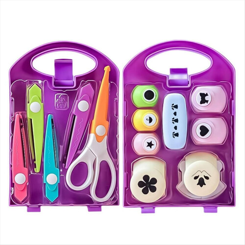 Craft Hole Punch Shapes Set, for Kids, Set of 2 1