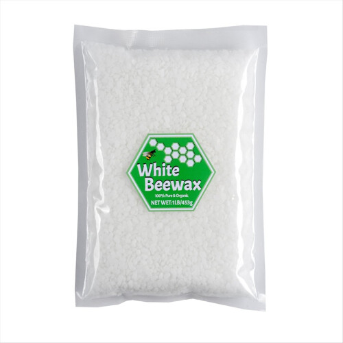 1LB Beeswax DIY Handmade Candle Making White 1