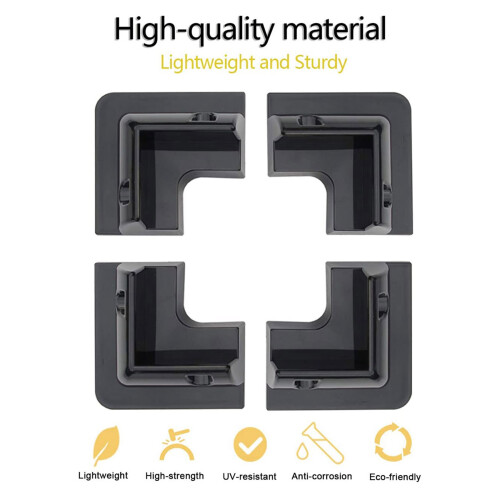 4Pcs RV Solar Panel Mounting Brackets for Boat Caravans 2