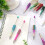 18Pcs Diamond Beadable Pen 18 Colors Plastic Bead Ballpoint 4