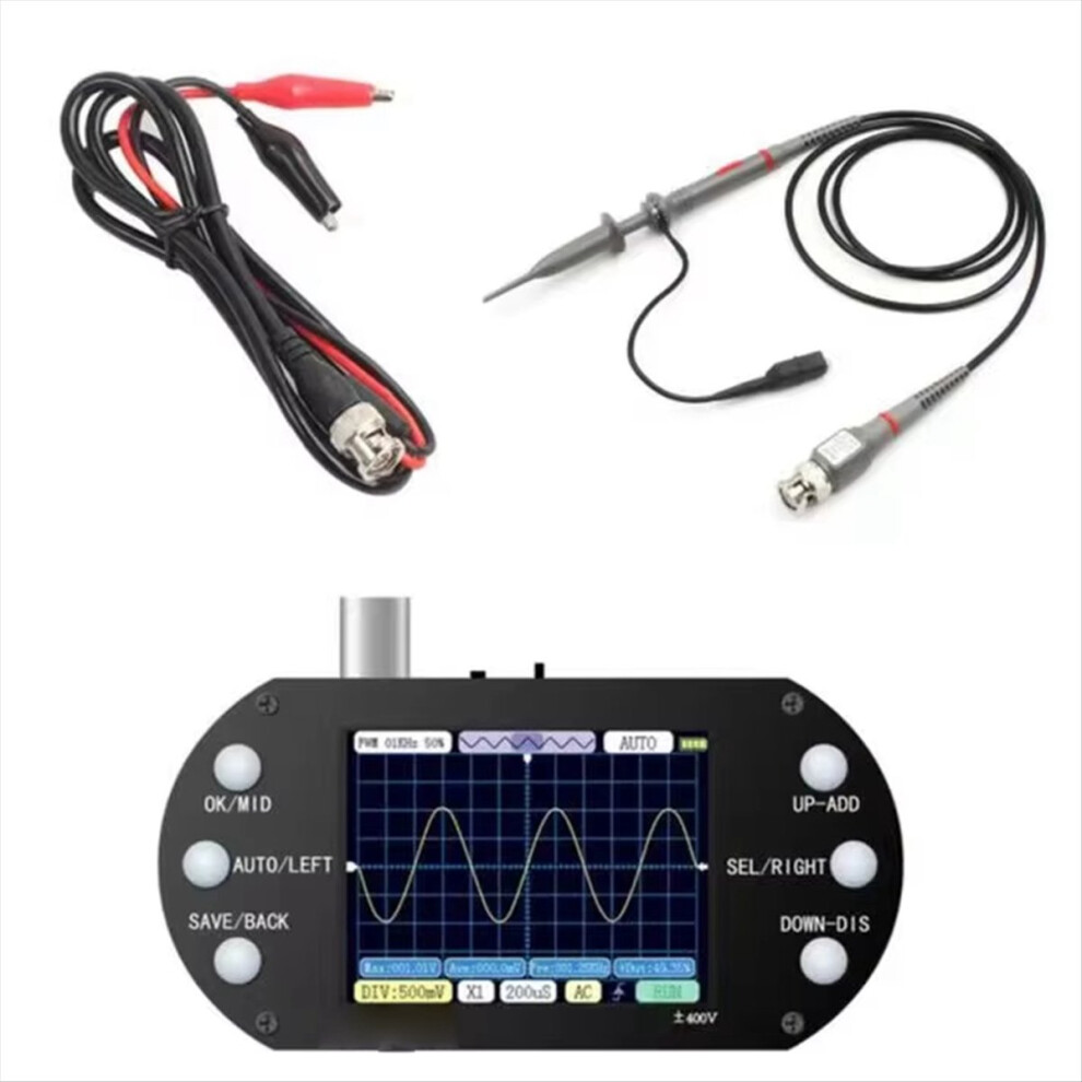 Handheld Digital Oscilloscope 2.5Mhz Sample Rate 500Khz Bandwidth 4853097753214