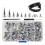 354 Pieces Punk Spikes and Studs Kit - 8 Sizes Cone 2