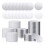 Sublimation Blank Aluminum Stickers Set, Discs (100Pcs) 1