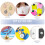 Sublimation Blank Aluminum Stickers Set, Discs (100Pcs) 3