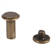 90 Sets Chicago Screws Assorted Kit, 6 Sizes for DIY Leather Craft B