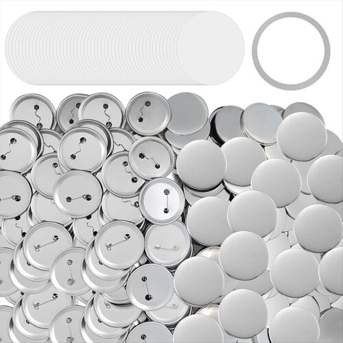 200sets Button Making Supplies, Complete DIY for Buttons and Badges 1