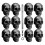 12Pcs Skull Rivets Buttons Stud Goth Mental Conchos Pins B 2