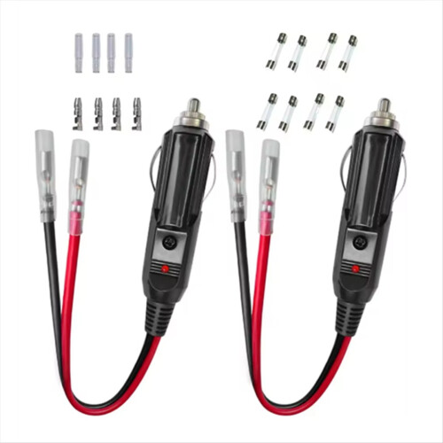 Car Replacement Lighter Plug with Lead and Wiring DIY Power Cord