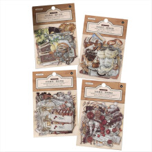 160 PCS Vintage Stickers Scrapbook DIY Craft Supplies