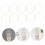 10pcs Hexagonal Dream Catcher Frame Wedding Wreath Decor 5