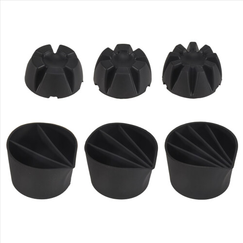 6 Pcs Split Cup for Paint Pouring 3 Flower Pour Mixing 2