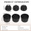 6 Pcs Split Cup for Paint Pouring 3 Flower Pour Mixing 8