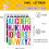 12 Sheets Letter Sticker, 312 PCS Waterproof Alphabet Stickers 3