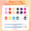 12 Pack 144Pcs Mini Acrylic Paint Set with Brushes 3