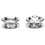 150 Sets Snap Button 9.5Mm Metal Silver Snaps Buttons 4