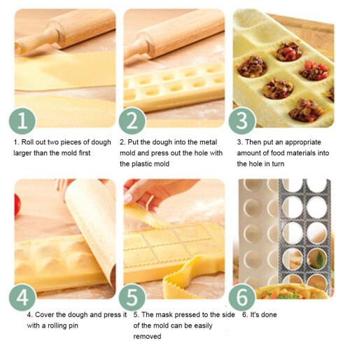 Pasta Mold for Perfect Attachment and Shape Large Ravioli Maker 2